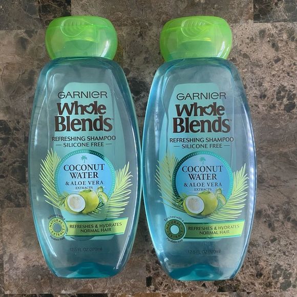 🆕 Garnier Shampoo & Conditioner,Coconut Water & Aloe Vera Extracts, 12.5oz each - Picture 1 of 2